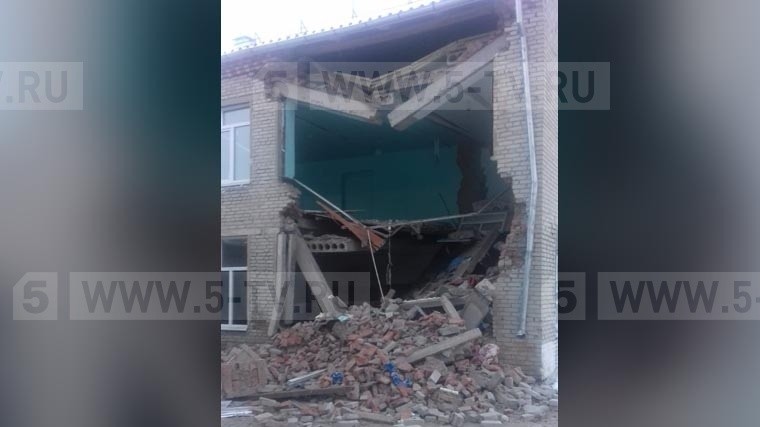 В Новосибирской области обрушилась здание средней школы