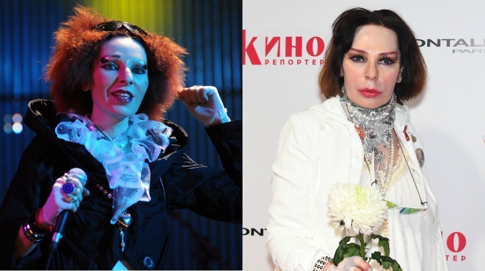 Жанна Агузарова в 2009-м и 2021-м